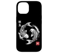 Carcasa para iPhone 14 Koi Fish Japonés Yin y Yang Harmony Balance