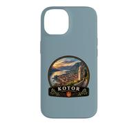 Carcasa para iPhone 14 Kotor Montenegro Costa Adriática Diseño de Viajes