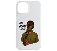 Carcasa para iPhone 14 Kurdistán Nowruz, Jin, Jiyan, Azadî Rojava Amo Kurdistán