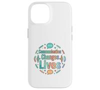 Carcasa para iPhone 14 La comunicación Cambia Vidas diseño de Conciencia