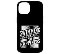 Carcasa para iPhone 14 La natación es la Clave de la Felicidad Swim Team Nadador