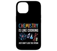 Carcasa para iPhone 14 La química es como cocinar, no Lamas la Cuchara