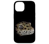 Carcasa para iPhone 14 Lagarto Gecko dibujando a geco Leopardo