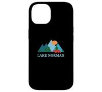 Carcasa para iPhone 14 Lake Norman North Carolina Vacation Souvenir Vintage Logo