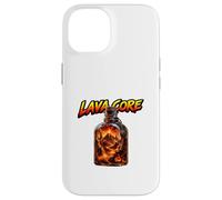 Carcasa para iPhone 14 Lava Core Volcán Fuego Fantasía Energía Mundo