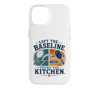 Carcasa para iPhone 14 Left The Baseline Encontró La Cocina Pickleball Tenis