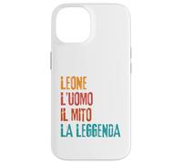 Carcasa para iPhone 14 Leone L'Uomo Il Mito La Leggenda Festa di Compleanno