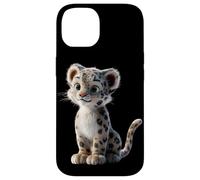 Carcasa para iPhone 14 Leopardo de Las Nieves Panthera Uncia Gran Felino
