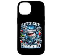 Carcasa para iPhone 14 Let's Get Hammerhead Shark Pun Dad Joke