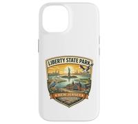 Carcasa para iPhone 14 Liberty State Park New Jersey Ellis Island - Recuerdo novedoso