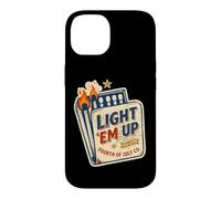 Carcasa para iPhone 14 Light Em Up 4th of Patriotic July Vintage Matchbook USA