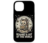 Carcasa para iPhone 14 Linda Lectura de Astronauta está Fuera de Este Mundo Bookworm Niño
