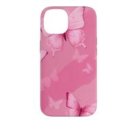 Carcasa para iPhone 14 Lindas Mariposas Rosadas Mariposa Femenina Y2K