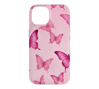 Carcasa para iPhone 14 Lindas Mariposas Rosadas Mariposa Femenina Y2K