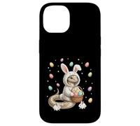 Carcasa para iPhone 14 Lindo Conejo de Pascua con Huevos diseño de Serpiente caprichosa
