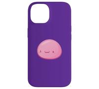 Carcasa para iPhone 14 Lindo Personaje Kawaii Rosa Blob Adorable