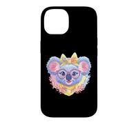 Carcasa para iPhone 14 Lindo Retrato de León Amante Animal Graphic Rosa Gafas Floral