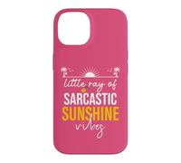 Carcasa para iPhone 14 Little Ray of Sarcastic Sunshine Hello Summer Vibes Beach