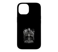 Carcasa para iPhone 14 Live Hard Die Worthy Viking Sword Diseño nórdico