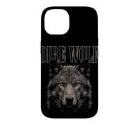 Carcasa para iPhone 14 Lobo Dire Cara Luz De Luna Bosque Fauna Silvestre Naturaleza