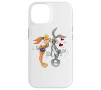 Carcasa para iPhone 14 Looney Tunes Bugs and Lola Kiss Valentine's Day