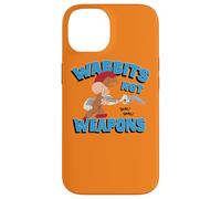 Carcasa para iPhone 14 Looney Tunes Elmer and Bugs Wabbits Not Weapons
