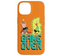 Carcasa para iPhone 14 Looney Tunes Porky and Daffy Game Over