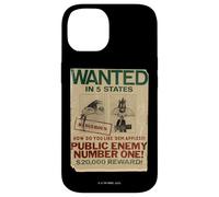 Carcasa para iPhone 14 Looney Tunes Slyvester Wanted Public Enemy
