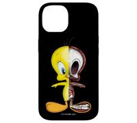 Carcasa para iPhone 14 Looney Tunes Tweety Half Skeleton