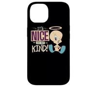 Carcasa para iPhone 14 Looney Tunes Tweety Nice To Be Kind