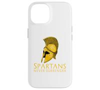 Carcasa para iPhone 14 Los espartanos Nunca se rinden - Historia Griega Antigua Esparta