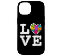 Carcasa para iPhone 14 Love Accept Advocate Apoya El Mes De La Concienciación sobre
