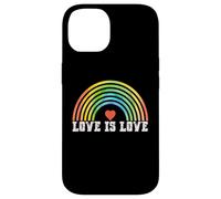 Carcasa para iPhone 14 Love is Love Rainbow Vintage Pride LGBTQ