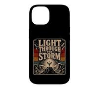 Carcasa para iPhone 14 Luz a través de la tormenta Cruz Cris