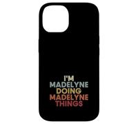 Carcasa para iPhone 14 Madelyne Name Madelyne Personalized Name First Given
