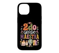 Carcasa para iPhone 14 Maestra 2do Grado Second Grade Back to School