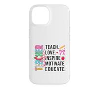 Carcasa para iPhone 14 Maestro Inspira Educar Apreciación