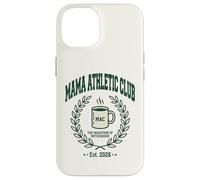 Carcasa para iPhone 14 Mama Athletic Club EST 2026 Maratón de la Maternidad mamá Divertida