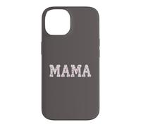 Carcasa para iPhone 14 Mama Floral Patchwork Style Lettering Cute Vintage Mom