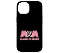 Carcasa para iPhone 14 MAMÁ - Manager of Mayhem - Funny Mom and Mother