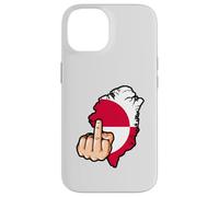 Carcasa para iPhone 14 Manos Fuera del Mapa de Groenlandia, Bandera de Groenlandia, no está