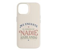 Carcasa para iPhone 14 Me Encanta el Sonido de Nadie Hablando Retro Mood
