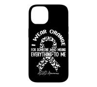 Carcasa para iPhone 14 Me Pongo Naranja para Alguien Que Significa Todo para mí TDAH