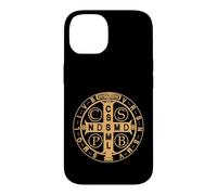 Carcasa para iPhone 14 Medalla de San Benito Pax Paz y Protección