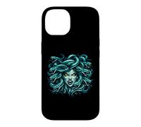 Carcasa para iPhone 14 Medusa Mitología Griega Antigua Oscuridad Diseño Retro Halloween