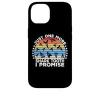 Carcasa para iPhone 14 Megalodon Fossil Teeth Just One More Shark Tooth Geologist
