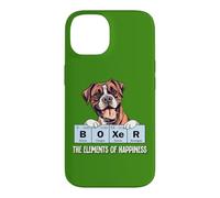 Carcasa para iPhone 14 Mens Womens Kids Elements of Happiness Design Boxer Lover