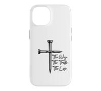 Carcasa para iPhone 14 Mensaje Inspirador de The Way The Truth The Life Sacrifice