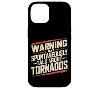 Carcasa para iPhone 14 Meteorólogo Divertido Tornado Fan del Clima