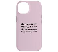 Carcasa para iPhone 14 mi habitación es Carrera de obstáculos